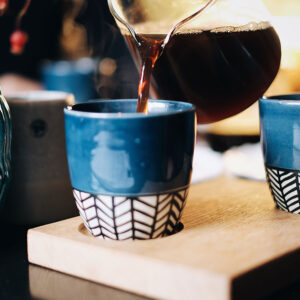 Coffee in ceramic mug