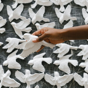 Ceramic birds