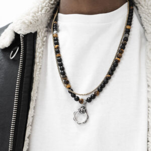 Man Wearing a Necklace 1